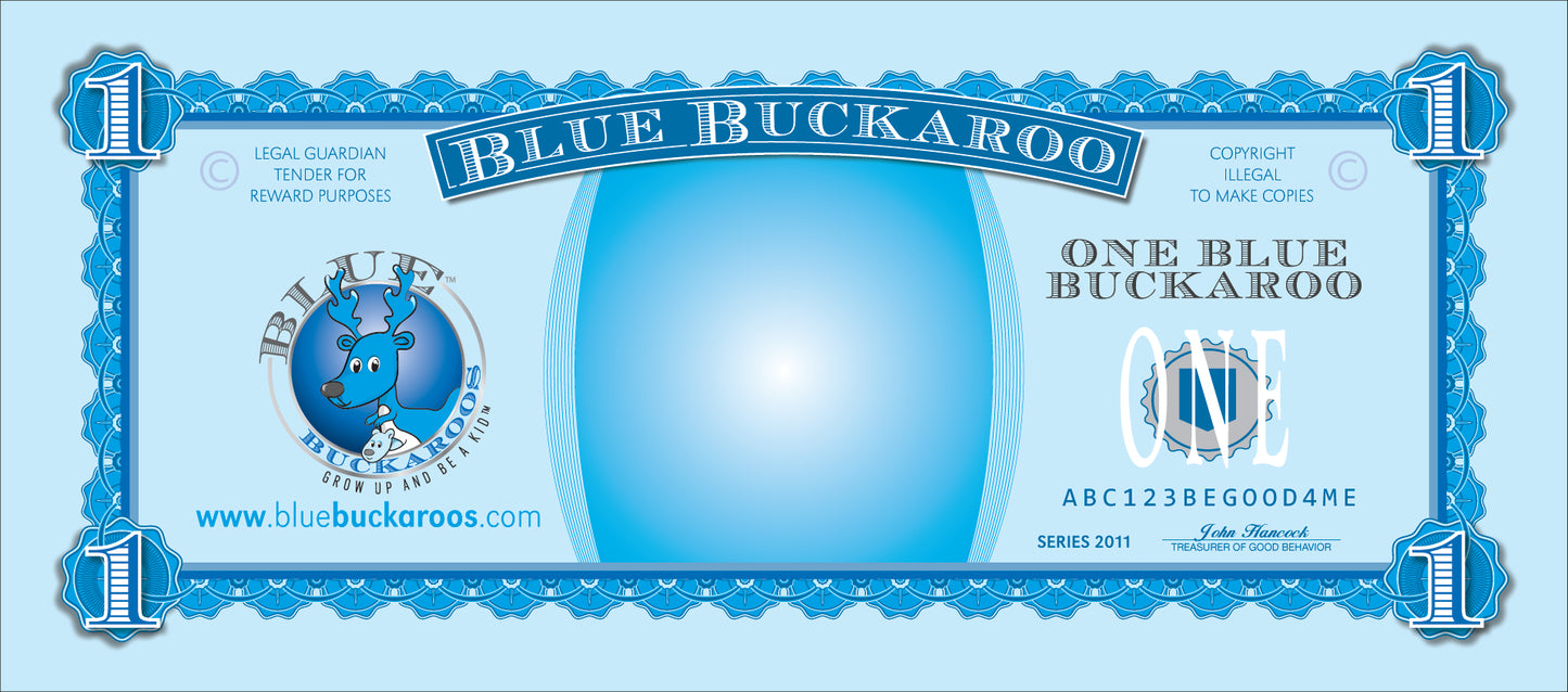 Custom Picture BlueBuckaroos (Set of 100)